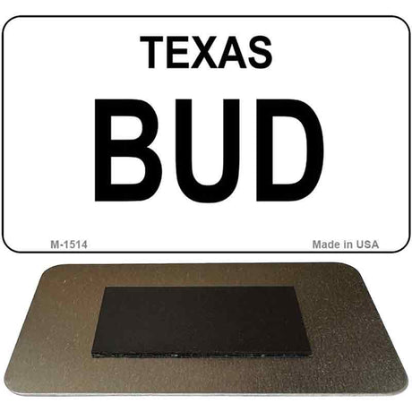 Bud Texas State Novelty Metal Magnet M-1514