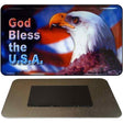 God Bless The USA Novelty Metal Magnet M-151