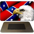 Confederate Flag With Eagle Novelty Metal Magnet M-155