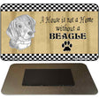 Beagle Pencil Sketch Novelty Metal Magnet M-1701