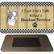 Boston Terrier Pencil Sketch Novelty Metal Magnet M-1707