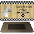 Boxer Pencil Sketch Novelty Metal Magnet M-1708