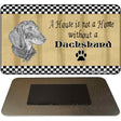 Dachshund Pencil Sketch Novelty Metal Magnet M-1709