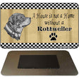 Rottweiler Pencil Sketch Novelty Metal Magnet M-1717