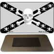 Confederate Skull Novelty Metal Magnet M-171