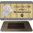 Weimaraner Pencil Sketch Novelty Metal Magnet M-1720