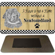 Newfoundland Pencil Sketch Novelty Metal Magnet M-1729