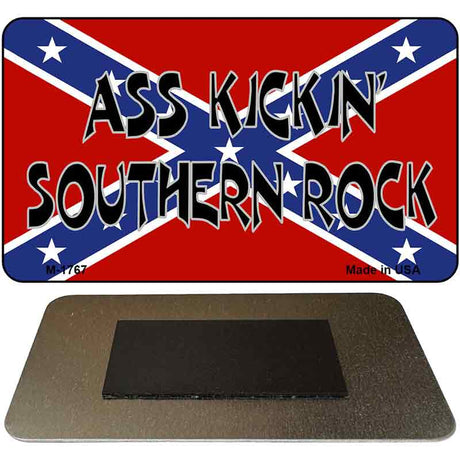 Ass Kickin Southern Rock Novelty Metal Magnet M-1767