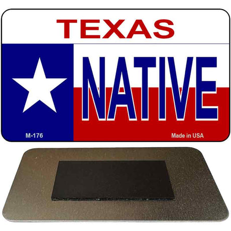 Native Texas Novelty Metal Magnet M-176