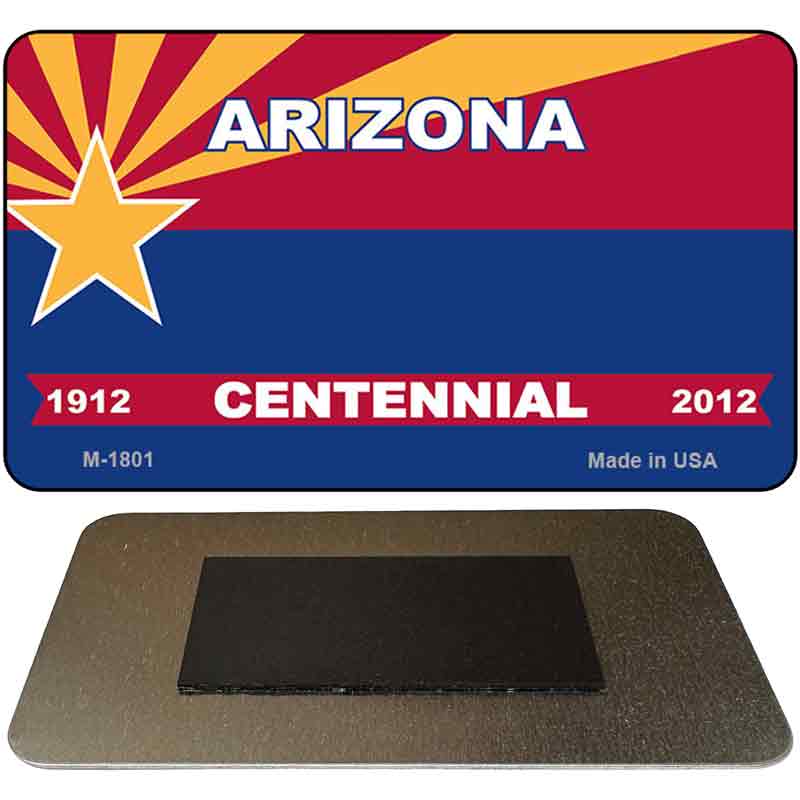 Arizona Centennial State Blank Novelty Metal Magnet M-1801