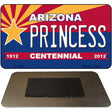 Princess Arizona Centennial State License Plate Tag Magnet M-1802