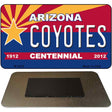 Coyotes Arizona Centennial State License Plate Tag Magnet M-1816