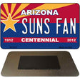 Suns Fan Arizona Centennial State License Plate Tag Magnet M-1817