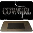 Cowgirl Novelty Metal Magnet M-1833