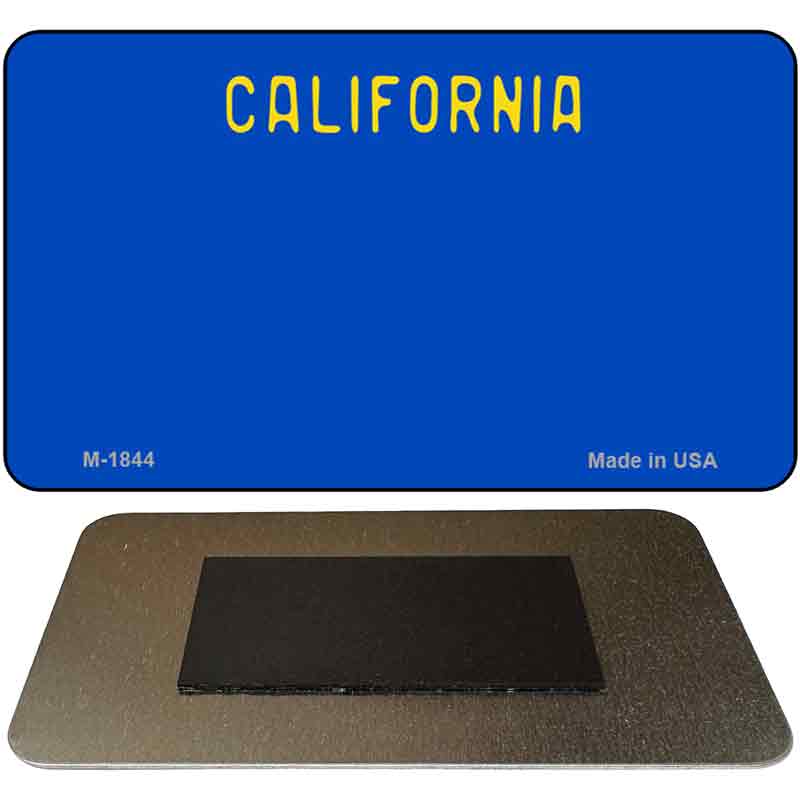 California Blue State Blank Novelty Metal Magnet M-1844