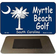 Myrtle Beach Golf Flag Novelty Metal Magnet M-184