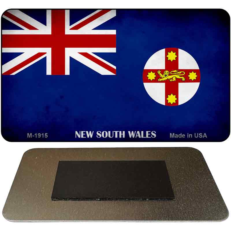 New South Wales Flag Novelty Metal Magnet M-1915