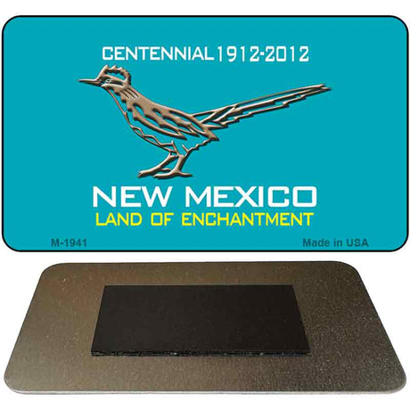 Road Runner Teal New Mexico Novelty Magnet M-1941