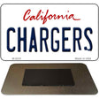 Chargers California State License Plate Tag Magnet M-2035