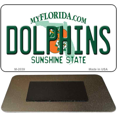 Dolphins Florida State Novelty Metal Magnet M-2039