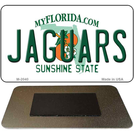 Jaguars Florida State License Plate Tag Magnet M-2040