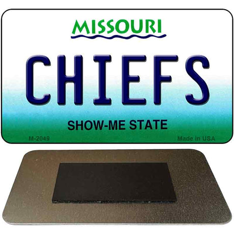 Chiefs Missouri State License Plate Tag Magnet M-2049