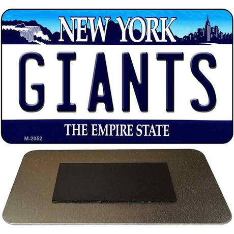 Giants New York State License Plate Tag Magnet M-2052