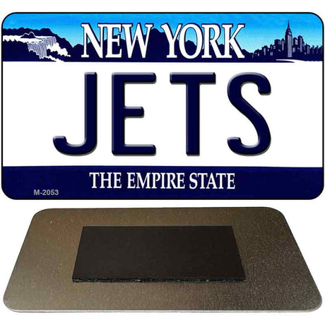 Jets New York State License Plate Tag Magnet M-2053