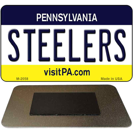 Steelers Pennsylvania State License Plate Tag Magnet M-2058