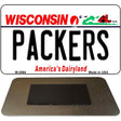 Packers Wisconsin State License Plate Tag Magnet M-2064