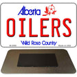 Oilers Alberta State Novelty Metal Magnet M-2066