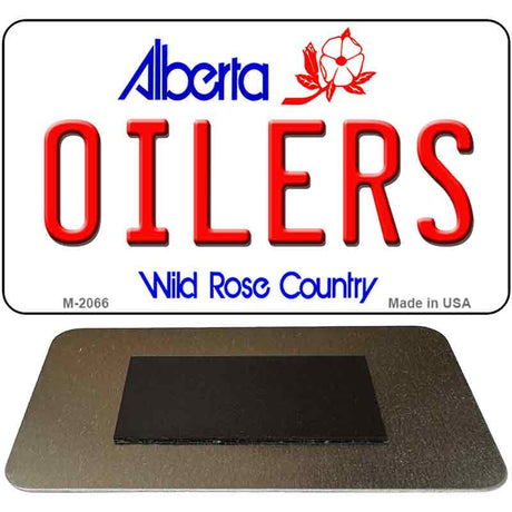 Oilers Alberta State Novelty Metal Magnet M-2066