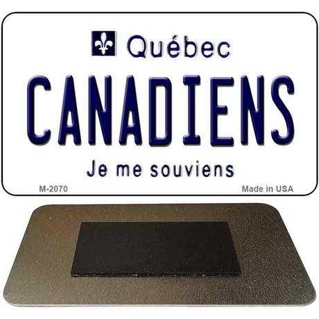 Canadiens Quebec State Novelty Metal Magnet M-2070