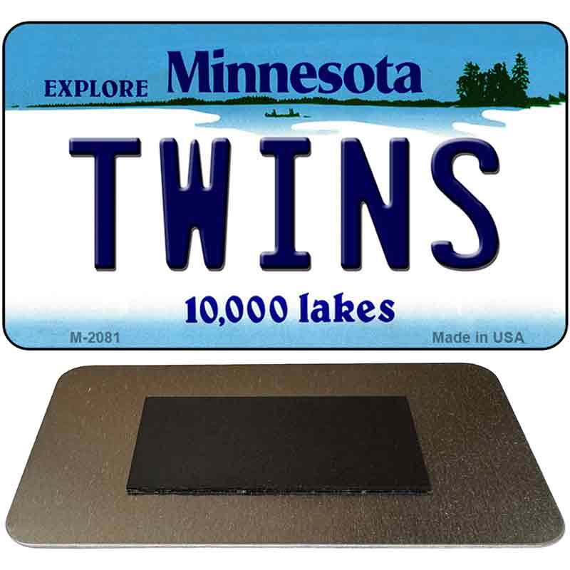 Twins Minnesota State License Plate Tag Magnet M-2081