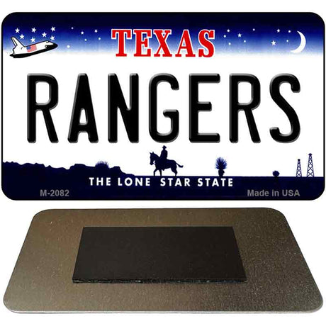 Rangers Texas State Novelty Metal Magnet M-2082