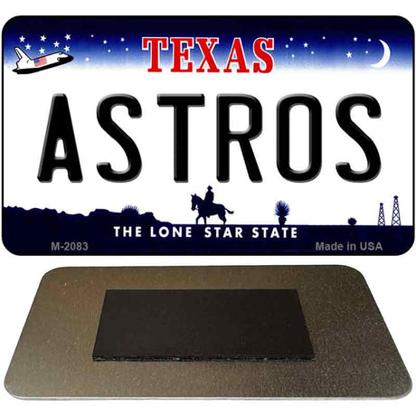 Astros Texas State Novelty Metal Magnet M-2083