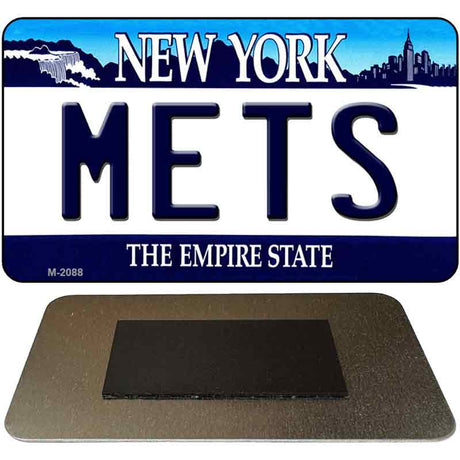 Mets New York State License Plate Tag Magnet M-2088