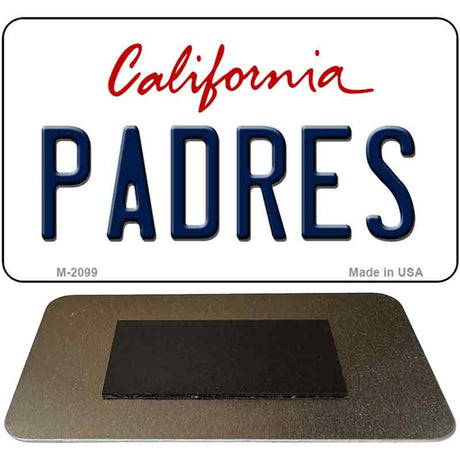 Padres California State License Plate Tag Magnet M-2099