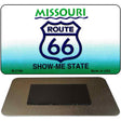 Route 66 On Missouri Novelty Metal Magnet M-2106