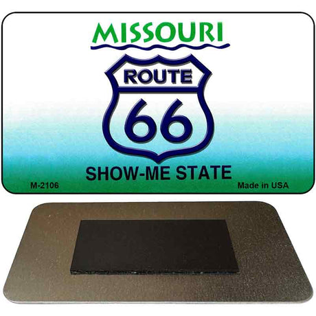 Route 66 On Missouri Novelty Metal Magnet M-2106