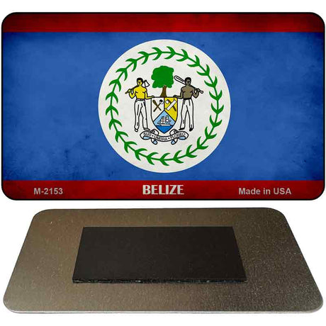 Belize Flag Novelty Metal Magnet M-2153