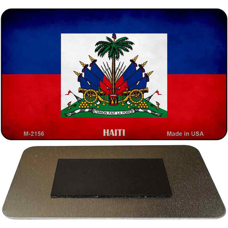 Haiti Flag Novelty Metal Magnet M-2156