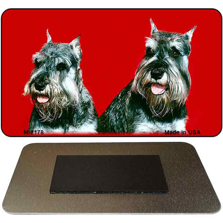 Schnauzer Novelty Metal Magnet M-2178