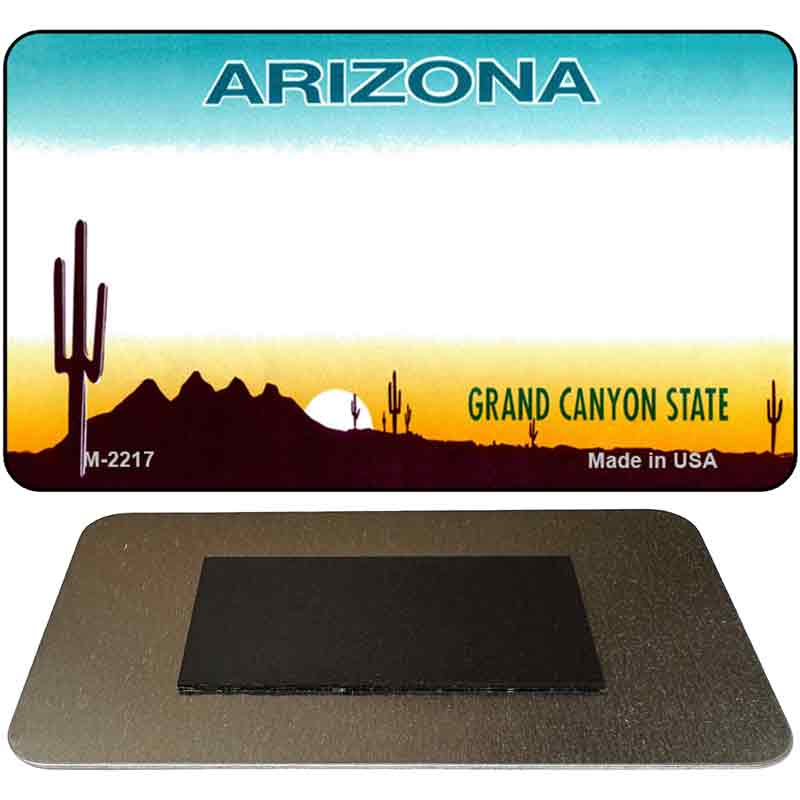 Arizona State Blank Novelty Metal Magnet M-2217