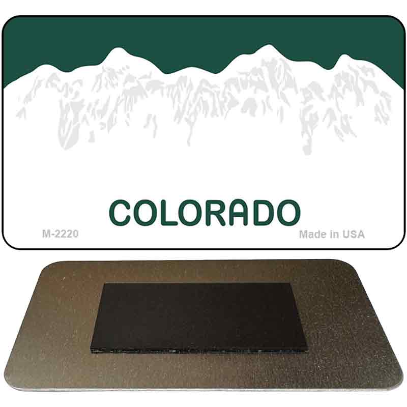 Colorado State Blank Novelty Metal Magnet M-2220