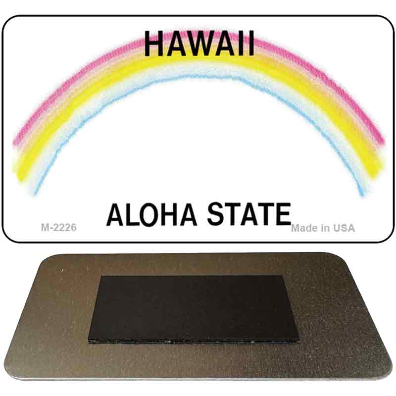 Hawaii State Blank Novelty Metal Magnet M-2226