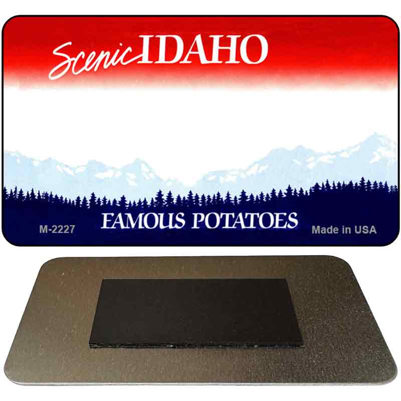 Idaho State Blank Novelty Metal Magnet M-2227