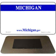 Michigan State Blank Novelty Metal Magnet M-2237