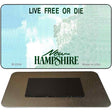 New Hampshire State Blank Novelty Metal Magnet M-2244