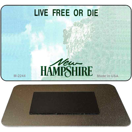 New Hampshire State Blank Novelty Metal Magnet M-2244